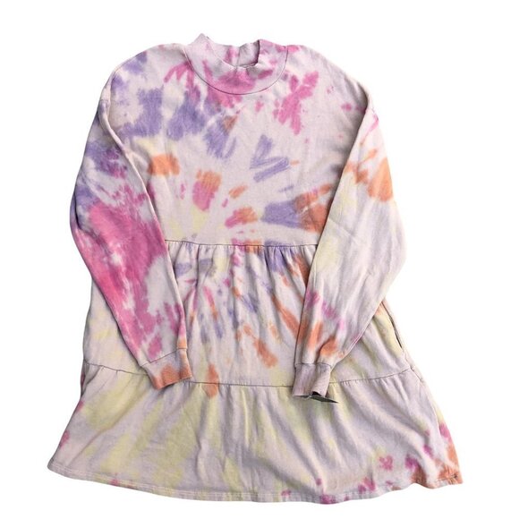 Wild Fable Dresses & Skirts - WILD FABLE Women's MED Tie Dye Long Sleeve Pocket Sweater Dress Colorful NWT‌‌‌‌
